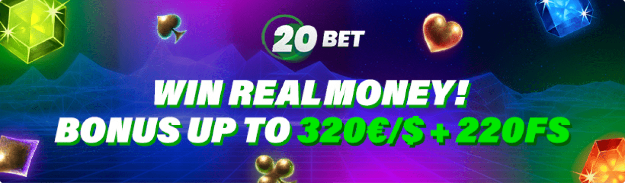 20bet Valódi pénzes játékok